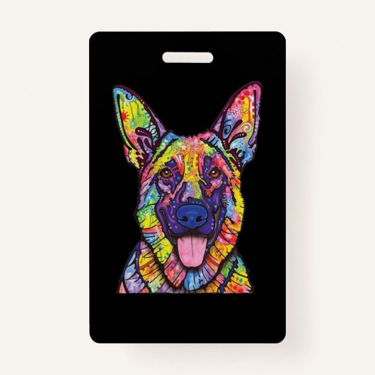 German Shepherd Dog Lovers Badge (Voorkant)