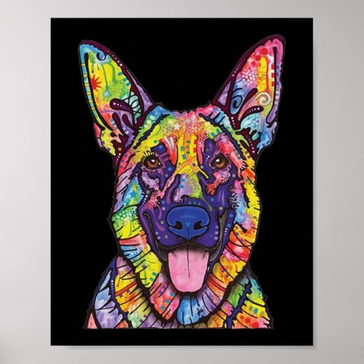 German Shepherd Dog Lovers Poster (Voorkant)