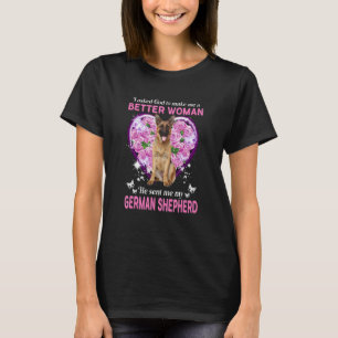 German Shepherd Dog Mam Owner Happy Moederdag T-shirt