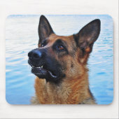 German Shepherd - Dog mouspad Muismat (Voorkant)