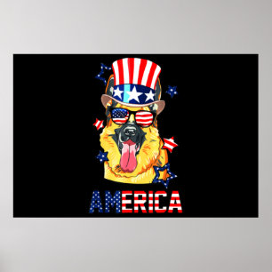 German Shepherd Dog Owner 4 e juli Poster