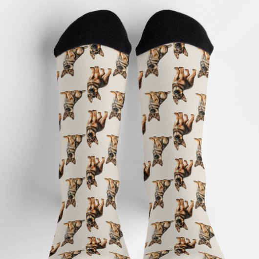 German Shepherd Dog Pattern Sokken (Top)