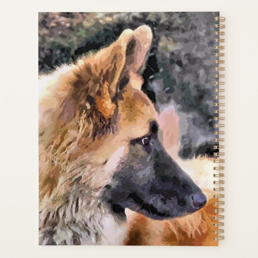 GERMAN SHEPHERD DOG PLANNER (Achterkant)