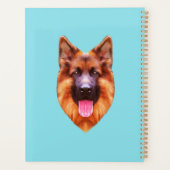 German Shepherd Dog Portrait Planner (Achterkant)