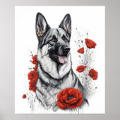 German Shepherd Dog Poster (Voorkant)