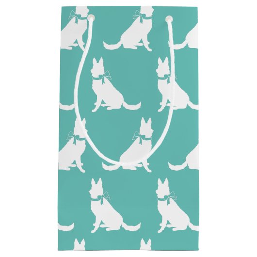 German Shepherd Dog Puppy Klein Cadeauzakje (Voorkant)