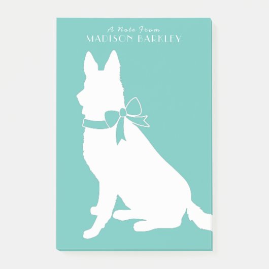 German Shepherd Dog Puppy Post-it® Notes (Voorkant)