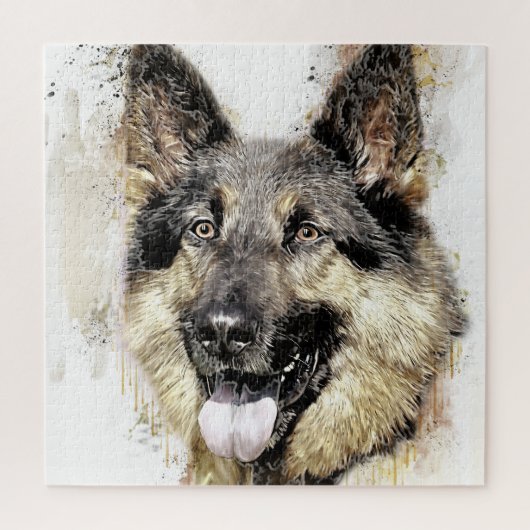 German Shepherd Dog Puzzle Legpuzzel (Verticaal)