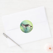 German Shepherd Dog Ronde Sticker (Envelop)