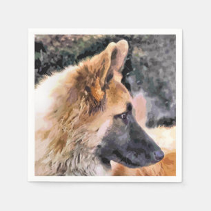 GERMAN SHEPHERD DOG SERVETTEN