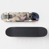 German Shepherd Dog Skateboard (Horizontaal)