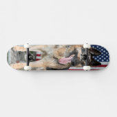 German Shepherd Dog Skateboard (Horizontaal)