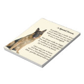 German Shepherd Dog - Special Persgeem Notitieblok (Gedraaid)