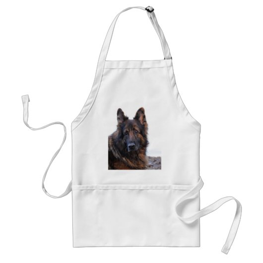 -German Shepherd Dog Standaard Schort (Voorkant)