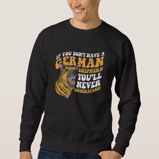 German Shepherd Dog Trui (Voorkant)