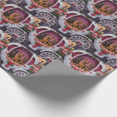 German Shepherd Dog Valentine's Day  Cadeaupapier (Hoek)