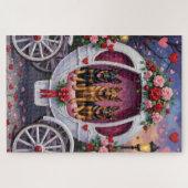 German Shepherd Dog Valentine's Day Legpuzzel (Horizontaal)