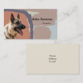 German Shepherd Dog Visitekaartje (Voorkant / Achterkant)