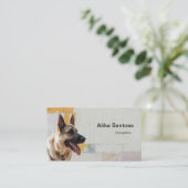German Shepherd Dog Visitekaartje (Staand voorkant)