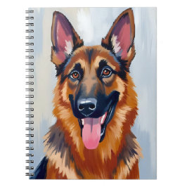German Shepherd | Dog Watercolor Pet Notitieboek