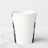 German Shepherd Dog with Hearts Valentijnsdag Papieren Bekers (Rechts)