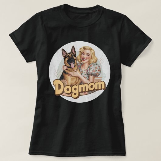 German Shepherd doglover dogmom dog t-shirt (Design devant)