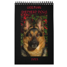 GERMAN SHEPHERD DOGS - Eén pagina-kalender