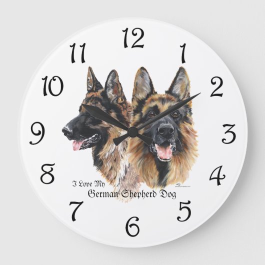 German Shepherd Dogs Grote Klok (Voorkant)