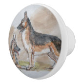 German Shepherd Dogs Keramische Knop (Rechts)