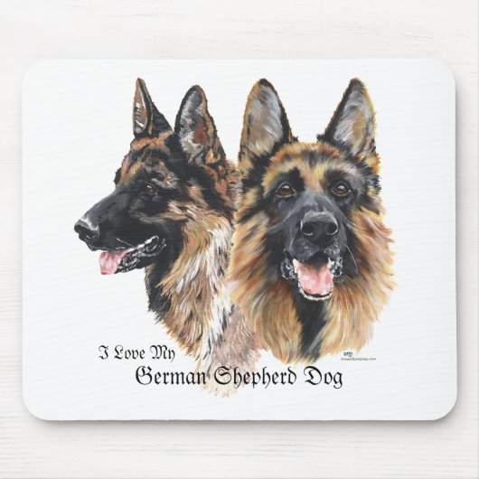 German Shepherd Dogs Muismat (Voorkant)