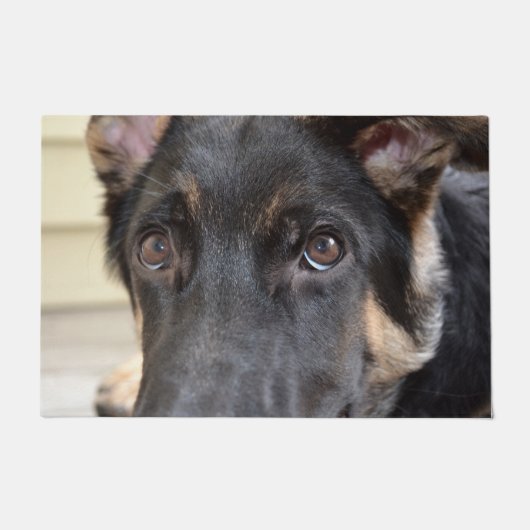 German Shepherd door Shirley Taylor Deurmat (Voorkant)