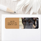 German Shepherd door Shirley Taylor Etiket (Insitu)