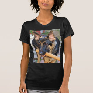 German Shepherd door Shirley Taylor T-shirt