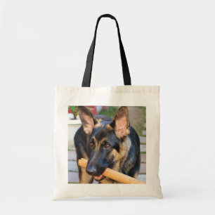 German Shepherd door Shirley Taylor Tote Bag