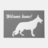 German Shepherd Doormat Deurmat (Voorkant)