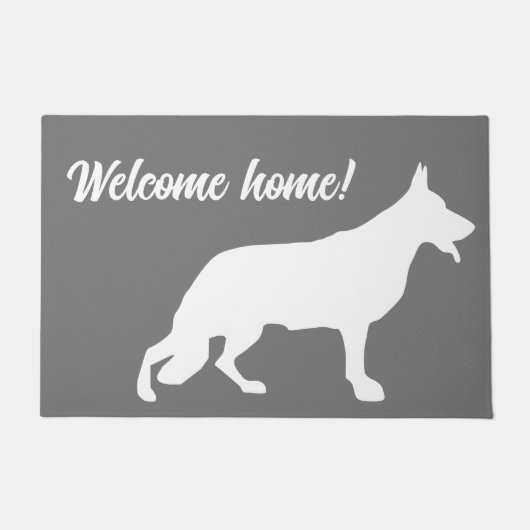 German Shepherd Doormat Deurmat (Voorkant)