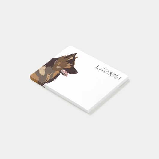 German Shepherd | Elzassisch Post-it® Notes (Schuin)