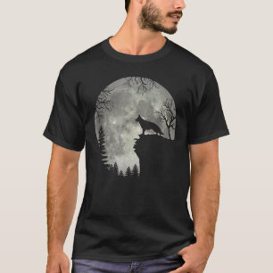 German Shepherd en Moon Halloween T-shirt
