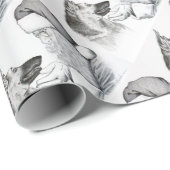 German Shepherd en Santa Cadeaupapier (Rol Hoek)