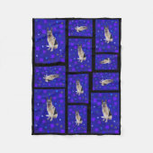 German Shepherd Fleece Blanket (Voorkant)