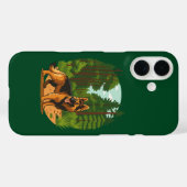 German Shepherd Forest Adventure Dog Case-Mate iPhone Case (Achterkant (horizontaal))