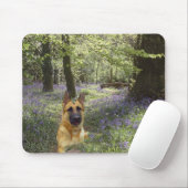 German Shepherd Forest Mousepad Muismat (Met muis)