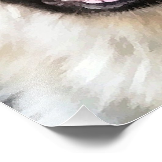 GERMAN SHEPHERD FOTO AFDRUK (Hoek)