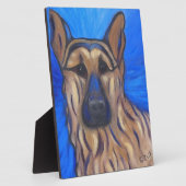 German Shepherd Fotoplaat (Zijkant)