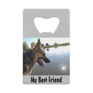 German Shepherd Friend Kredietkaart Flessenopener