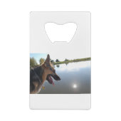 German Shepherd Friend Kredietkaart Flessenopener (Achterkant)