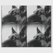 German Shepherd Gift Wrapping Paper Cadeaupapier (Vlak)