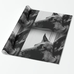 German Shepherd Gift Wrapping Paper Cadeaupapier
