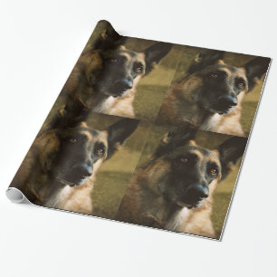 German Shepherd Gift Wrapping Paper Cadeaupapier
