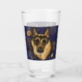 GERMAN SHEPHERD GLAS (Achterkant)